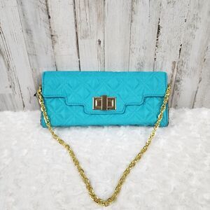 Sondra Roberts Clutch Purse Bag Teal